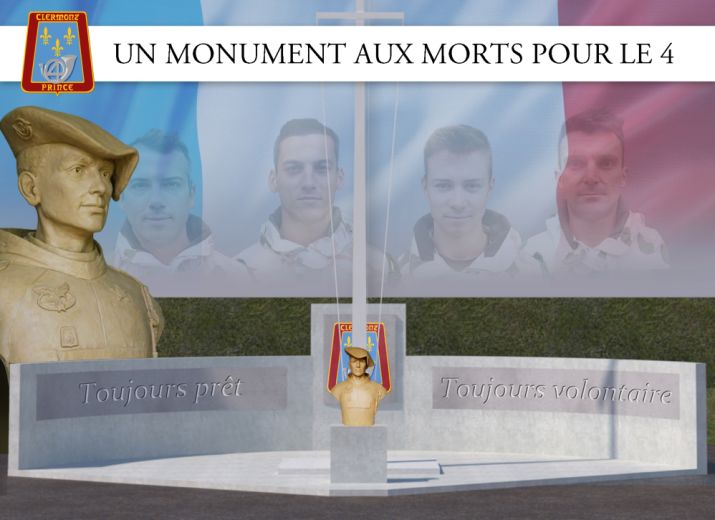 Un monument aux morts pour le 4