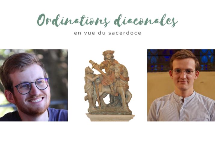 Ordination diaconale de Vincent Van Geirt et de Louis Thomazo