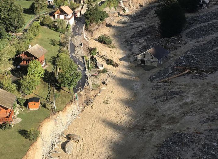 Fonds de solidarité aux victimes de la tempête Alex dans les Alpes-Maritimes