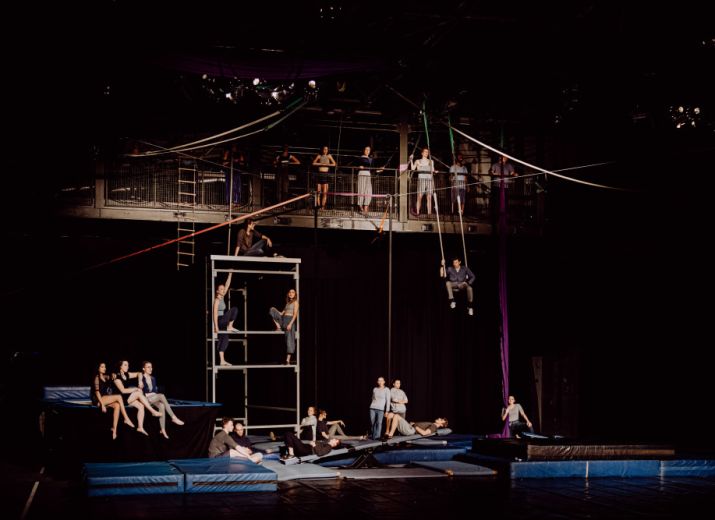 Vertikalseil für Zirkus Impuls