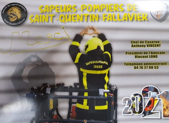 Calendriers Sapeurs Pompiers SQF 2021