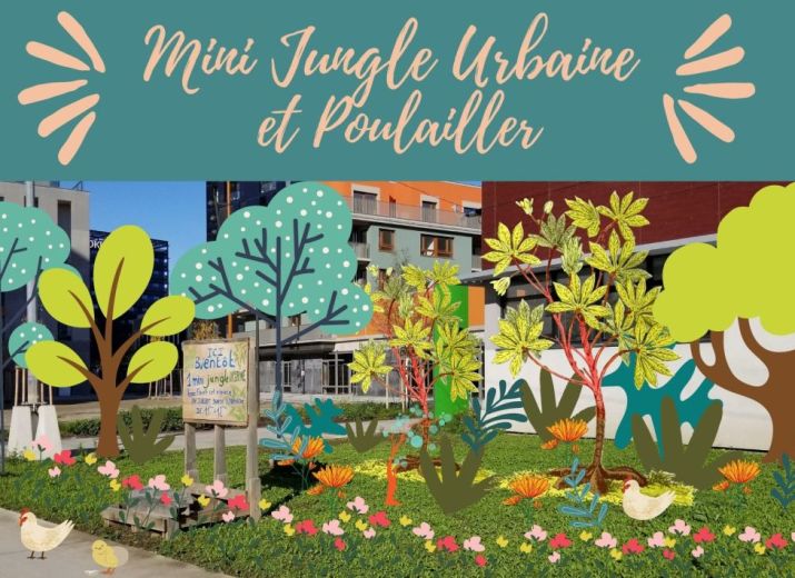 Une mini jungle urbaine pour l'écoquartier