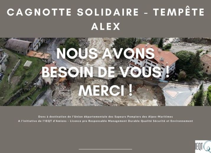 Tempête Alex - LES HAUTS DE FRANCE SE MOBILISENT