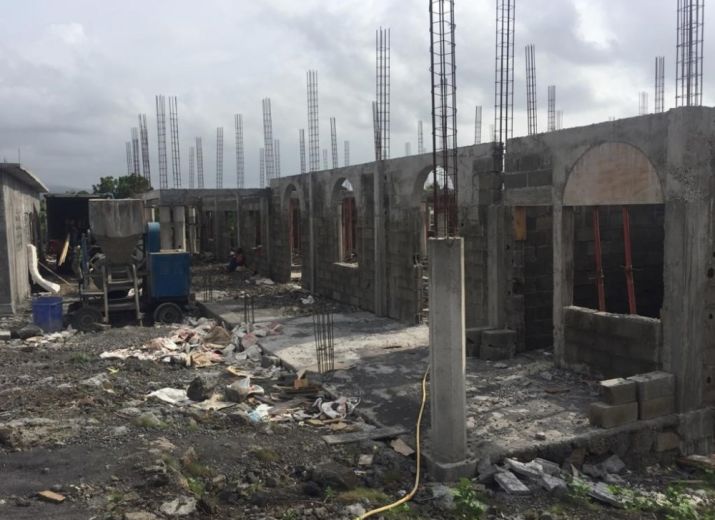 Construction de la mosquée de l'aéroport de Moroni Hahaya