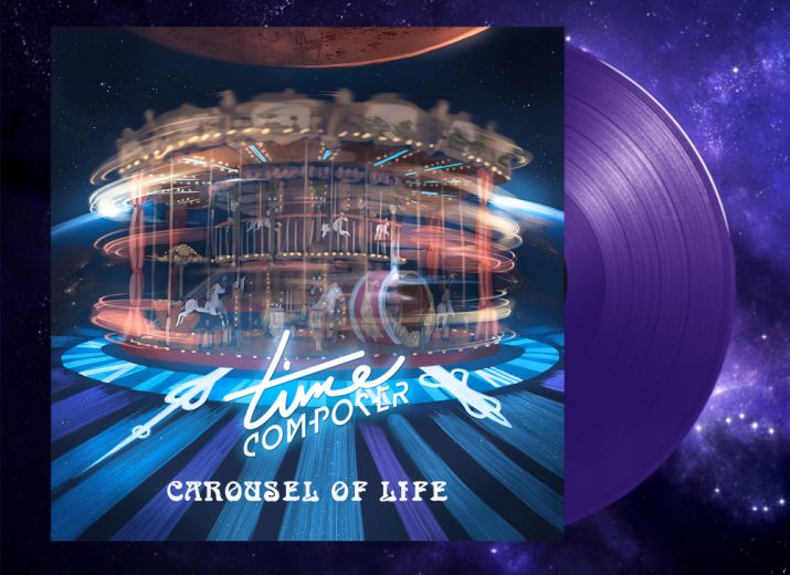 Commandez CAROUSEL OF LIFE en vinyle édition limitée violet, fourni avec une carte pour télécharger l'album !