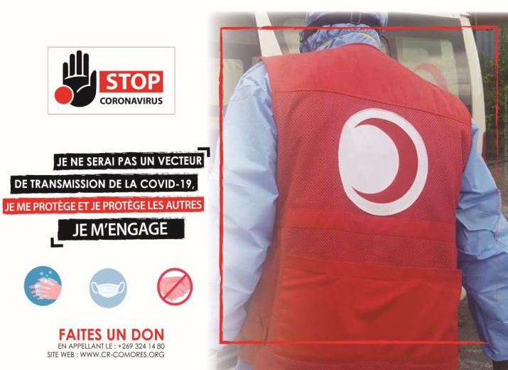 Coronavirus | Le Croissant Rouge Comorien se mobilise