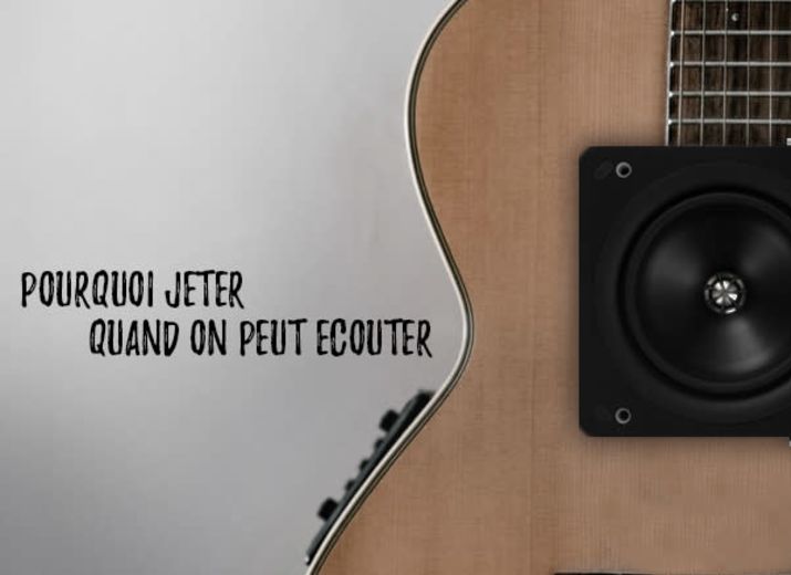 Recyclage guitares dégradées