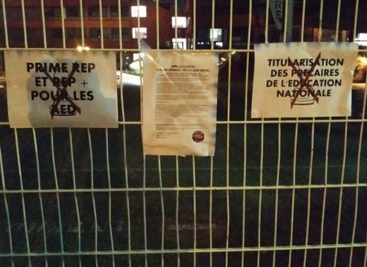 Cagnotte de Grève Collège Voltaire AED AESH AP APS