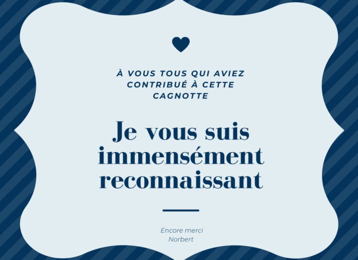 Soutenez Norbert dans l’achat de son fauteuil roulant