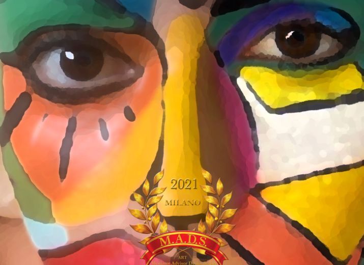 Soutien première exposition de peinture à Milan-Support for the first painting exhibition in Milan