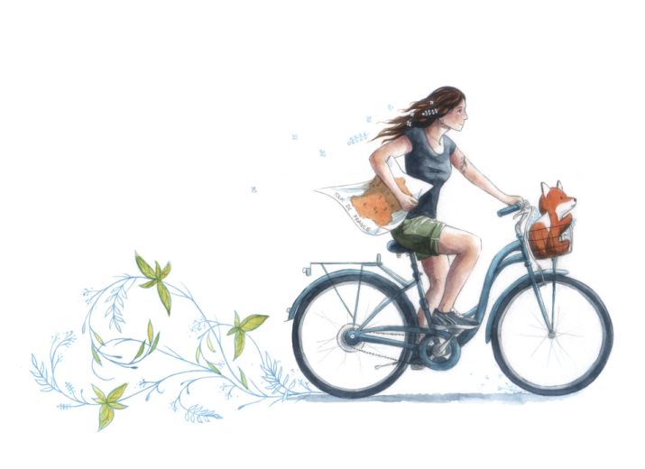 Tour de France des Jardins thérapeutiques à vélo électrique - Le Jardin des Maux'passants prend la poudre d'escampette!