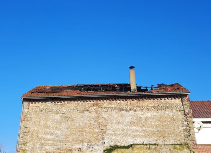 Incendie aux Moeres