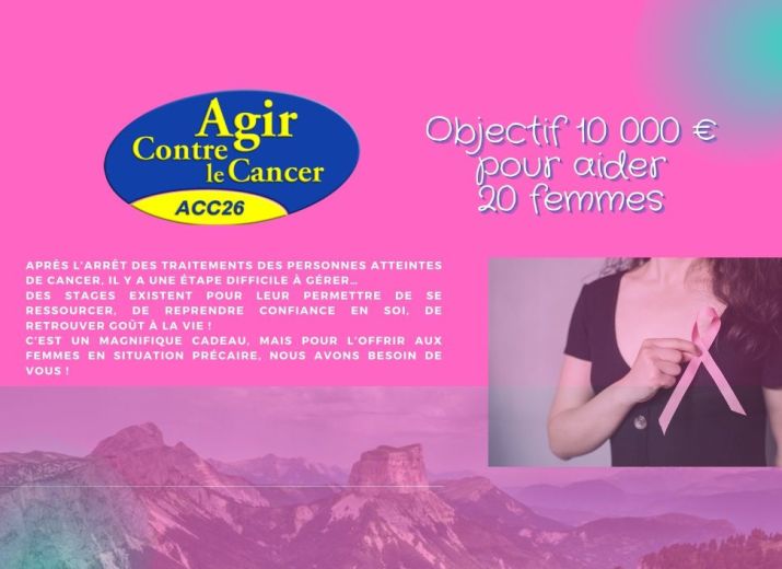 Aidez des femmes atteintes de cancer à se reconstruire