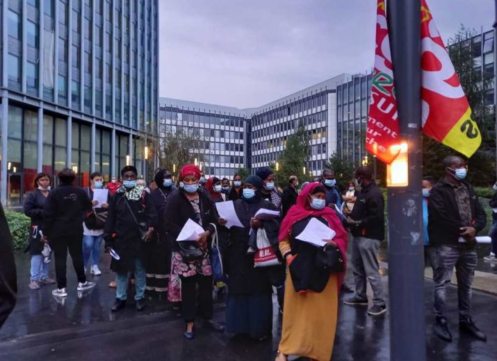 Solidarité avec les grévistes du nettoyage de Jussieu