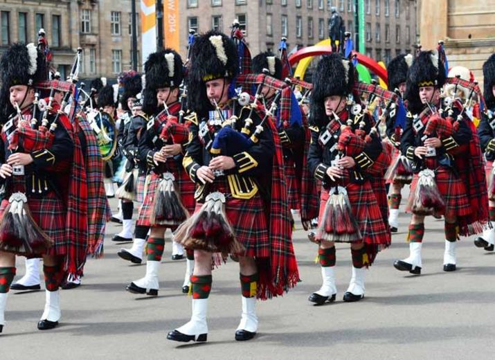 Tenue pipe band écossais