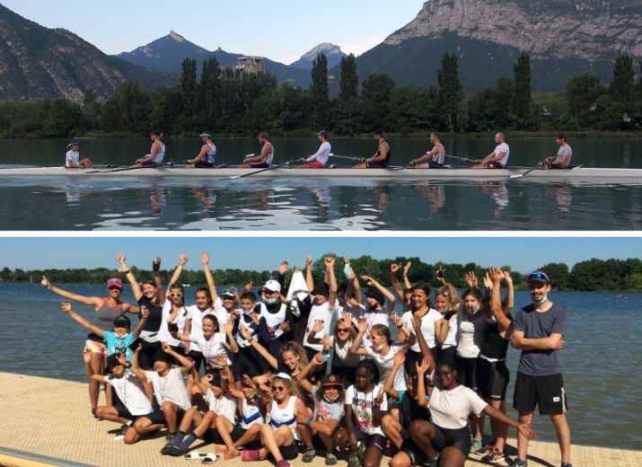 Deux 8 et plus pour l'Aviron Grenoblois