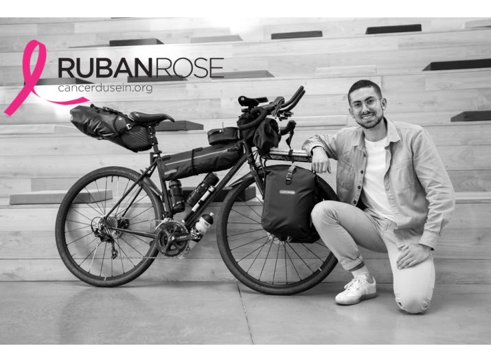 Voyage à vélo à travers l'Europe au profit du Ruban Rose