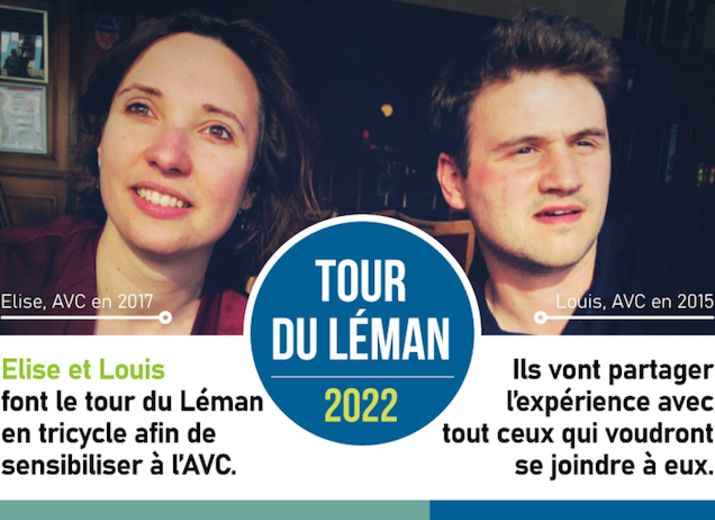 Tour du Léman 2022 en tricycle - AVC et aphasie