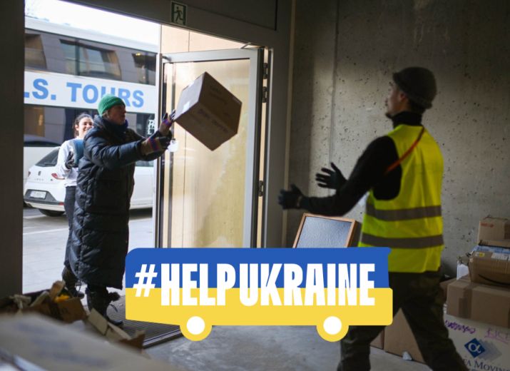 HELP UKRAINE - BUS de la Pologne à Bruxelles