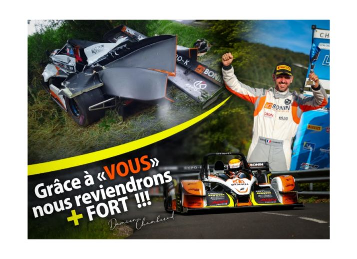 Soutenez Damien CHAMBEROD dans la reconstruction de sa Nova M20FC au moteur Honda Turbo