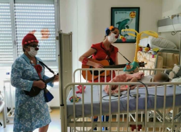 Clowns en pédiatrie