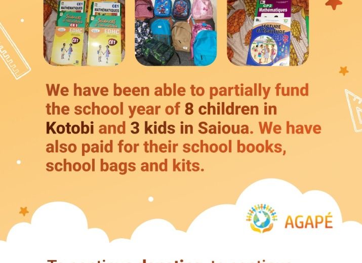 The orphans of Ivory Coast- school year 2022