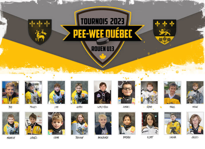 Cagnotte Tournoi International PeeWee de Québec au Canada