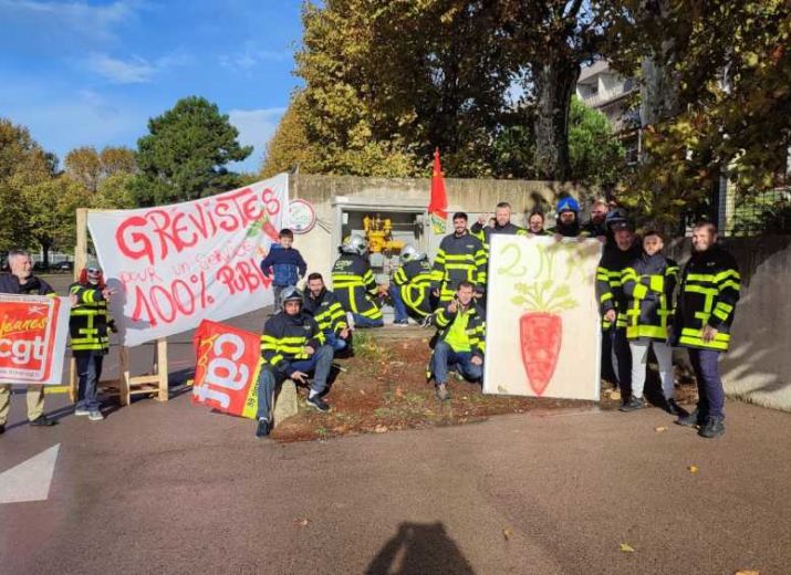 Soutien aux agents GRDF grévistes de Perpignan 66