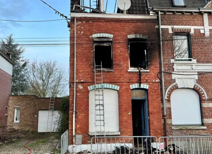 Incendie du 04/01/2023 au 430 rue du Bac à Erquinghem-Lys