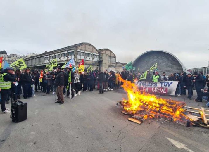 Grève des retraites SUD-Rail PSE