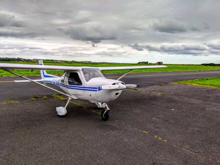 G-CNAB on the apron.