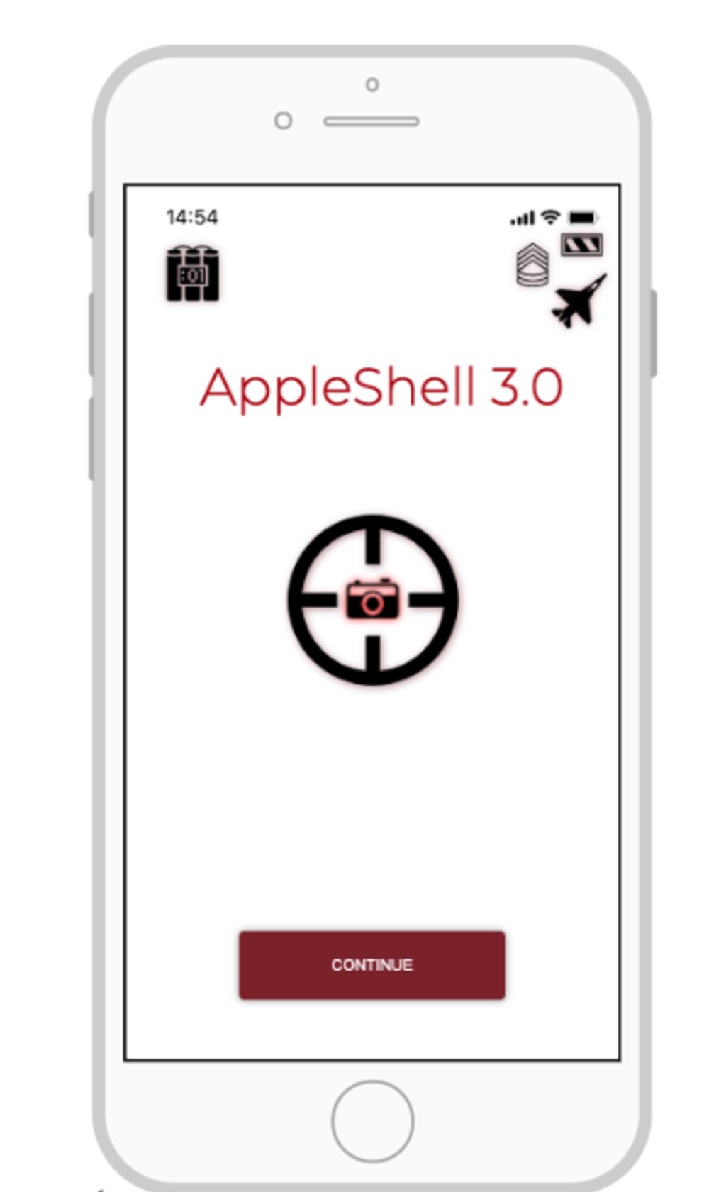 APPLE Shell 3.0 home screen