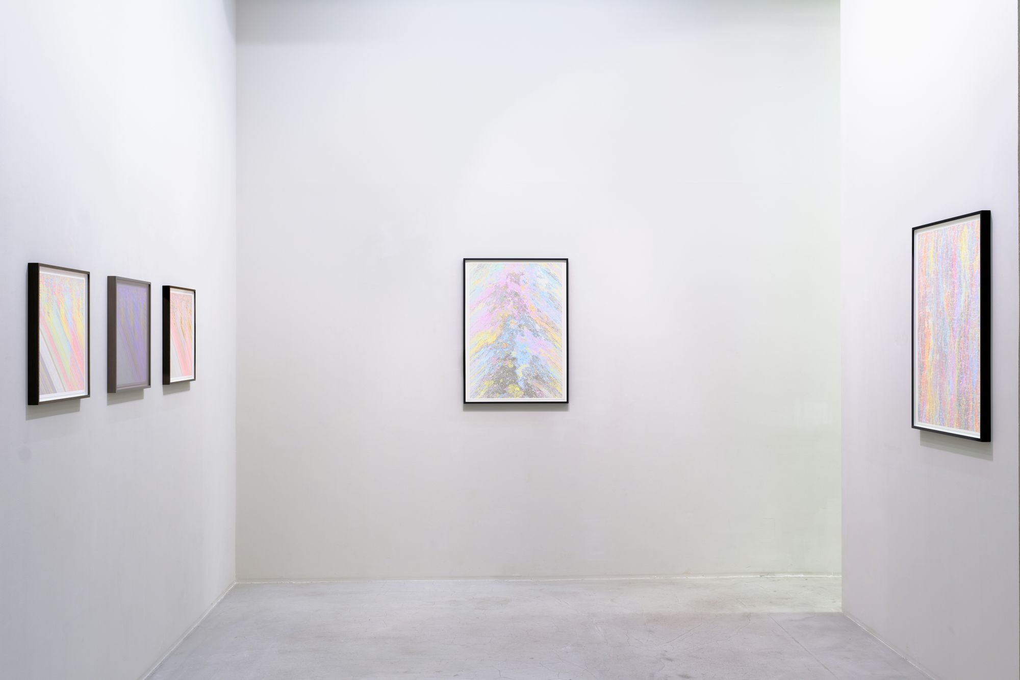 Installation view from Cloud Writings, 2026 — exhibition by Harm van den Dorpel