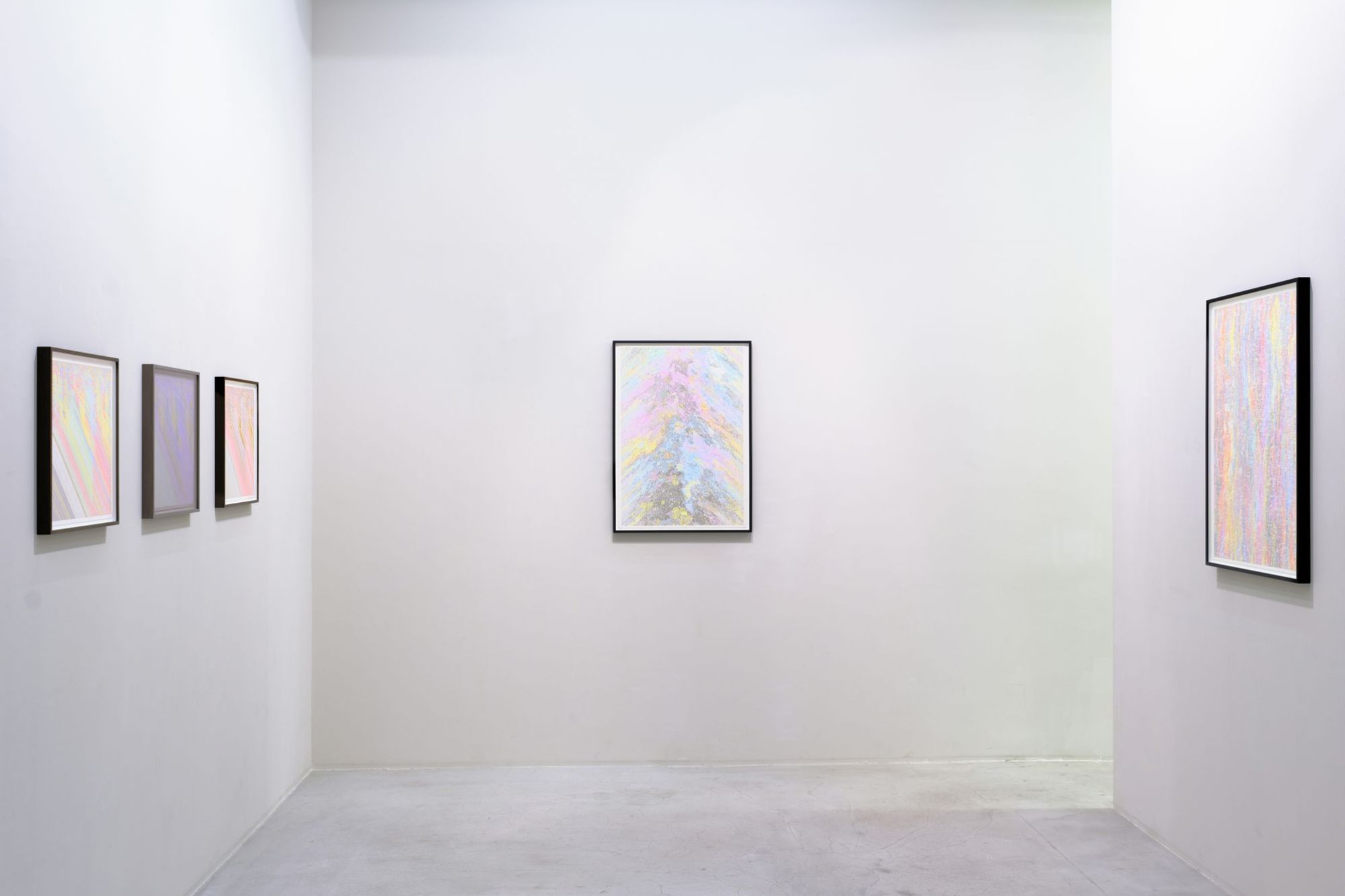 Installation view from Cloud Writings, 2026 — exhibition by Harm van den Dorpel