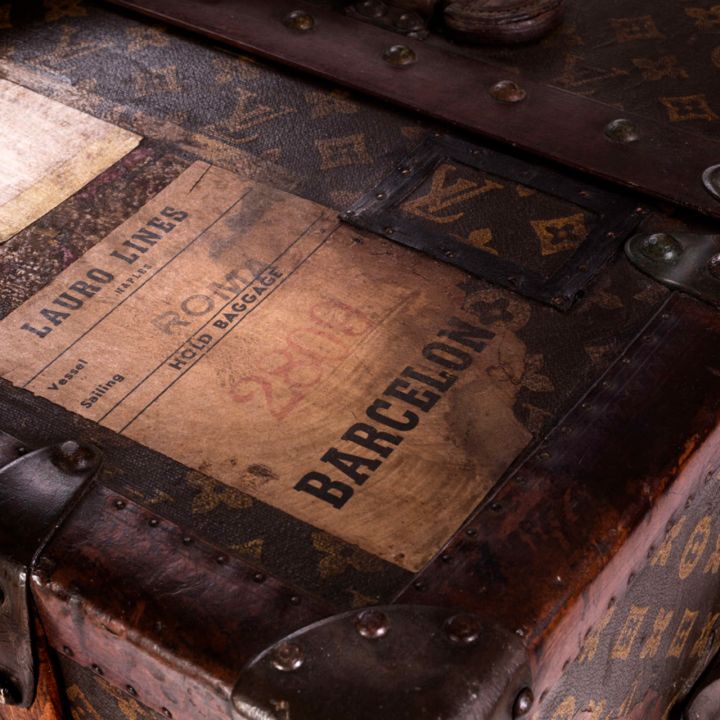 Louis Vuitton Calf Leather Trunk with Titanic Provenance