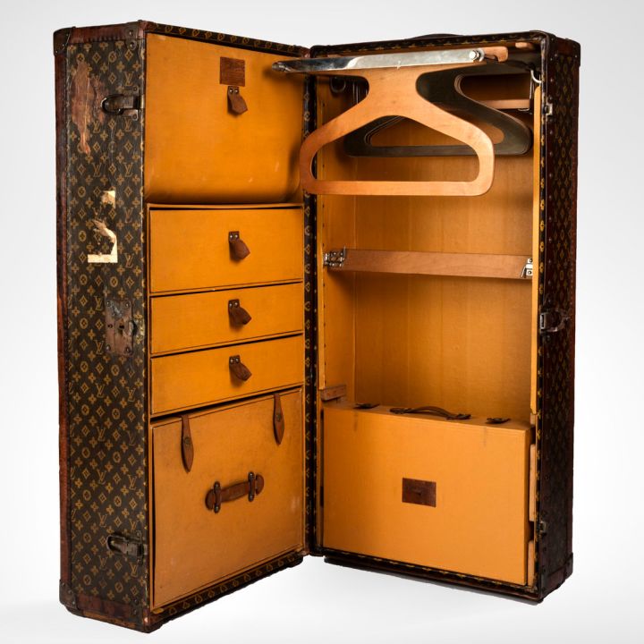 Louis Vuitton Calf Leather Trunk with Titanic Provenance