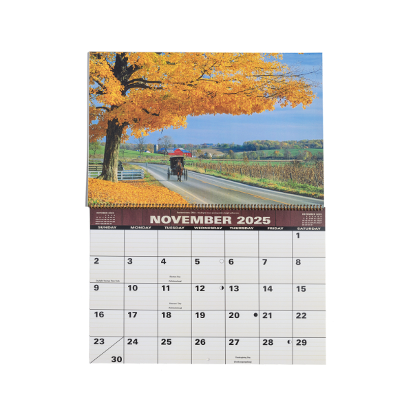 The BIG Amish Country 2025 Wall Calendar Lehman