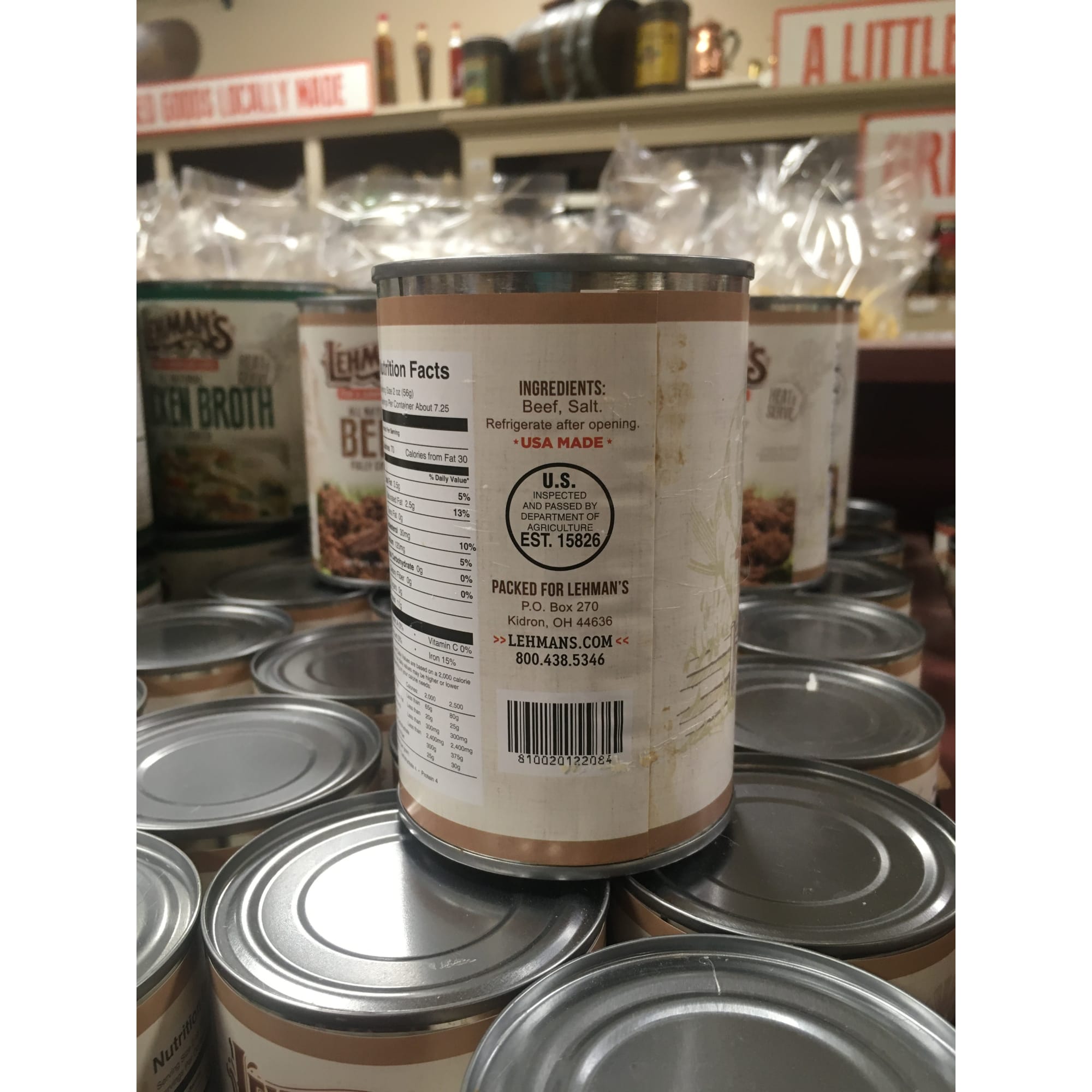 Lehman's All Natural Canned Meat, USA Made Ready to Eat, 14.5 oz Can - Picture 13 of 31