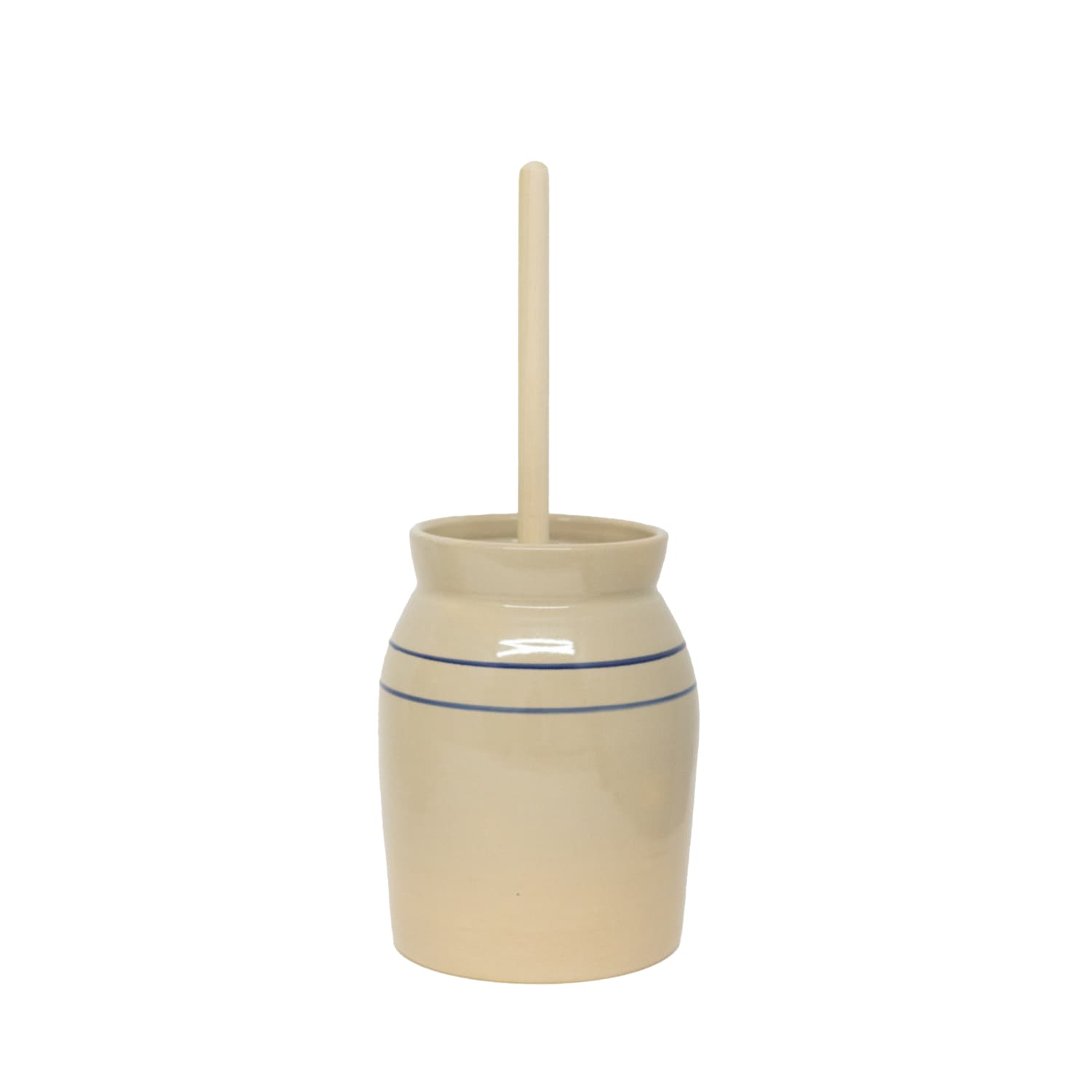 Handgedrechselte Keramik Butterdose - Bild 6 von 10