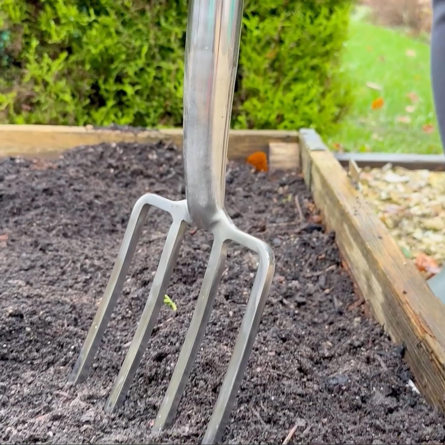 英国 SPEAR&JACKSON スピアジャクソン ロングフォーク ガーデニング Spear & Jackson Traditional Stainless Border Fork | Lehman's