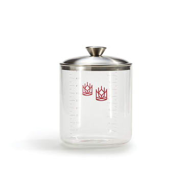 King Arthur Glass Sourdough Crock with Lid