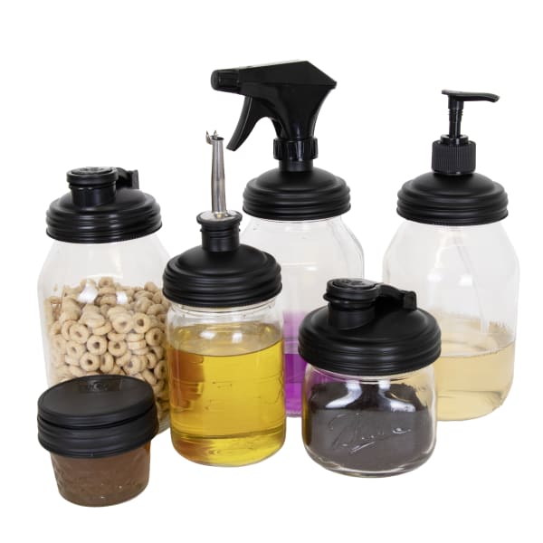 reCAP Mason Jar Lids - Zero Waste Starter Set - 7 Pieces