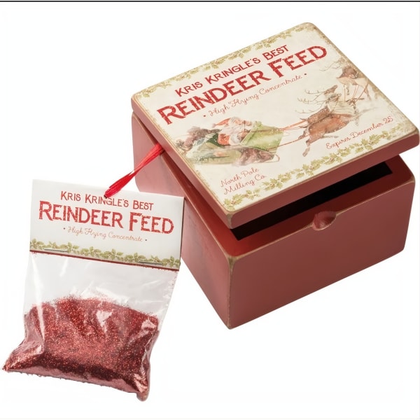 Reindeer Feed Hinged Box
