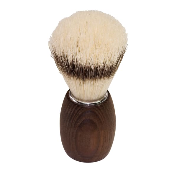 Classic Shaving Brush with Thermowood Handle - 3.7"