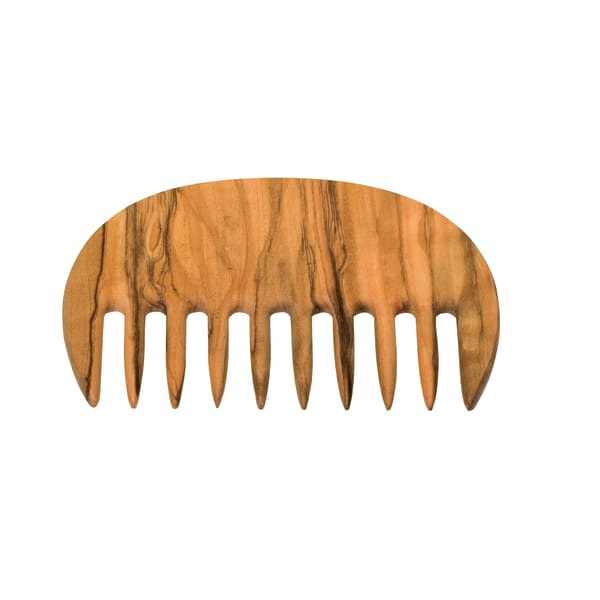 Extra Wide Olivewood Comb for Thick and Curly Hair