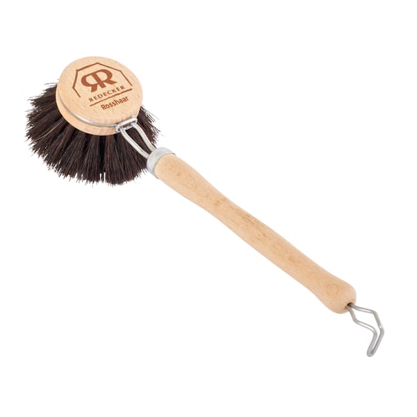 Reusable Dish Brush - Beechwood Handle with Replaceable Head