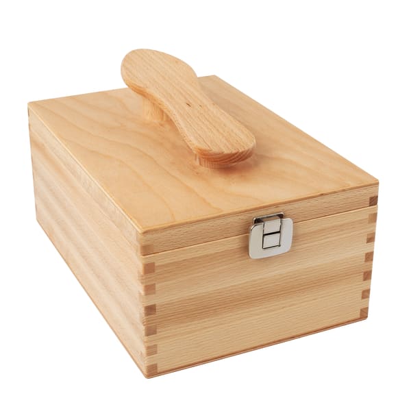 Shoe Cleaning Storage Box with Folding Lid
