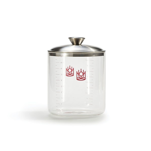 King Arthur Glass Sourdough Crock with Lid