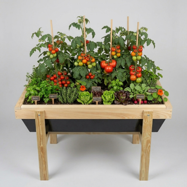 Tabletop Raised Garden Bed - 3 Ft Long