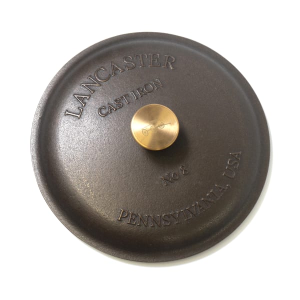 Lancaster Cast Iron No. 8 Skillet Lid - 10-1/2"